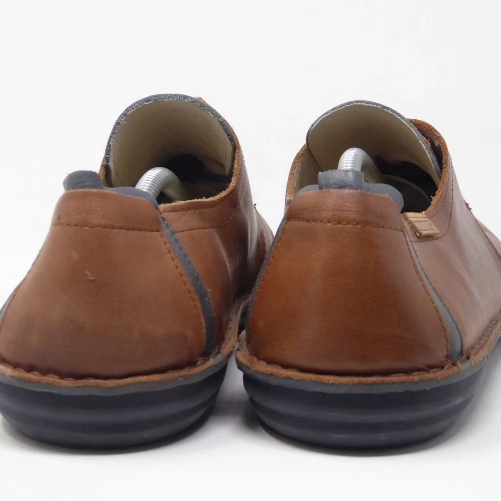 Pikolinos Mens Santiago Oxford Shoes Brown Leather Lace Up Size 46 / 12.5-13